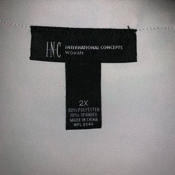 I.N.C. Pastel floral full zip dress jacket size 2X - Picture 6 of 8